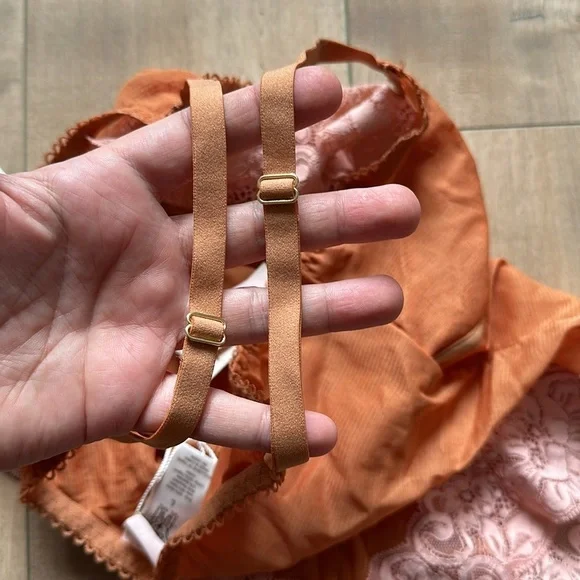 NWT Free People X We Are HAH Thanks for Nothin Bodysuit Brown Sugar Sz L - Picture 10 of 10